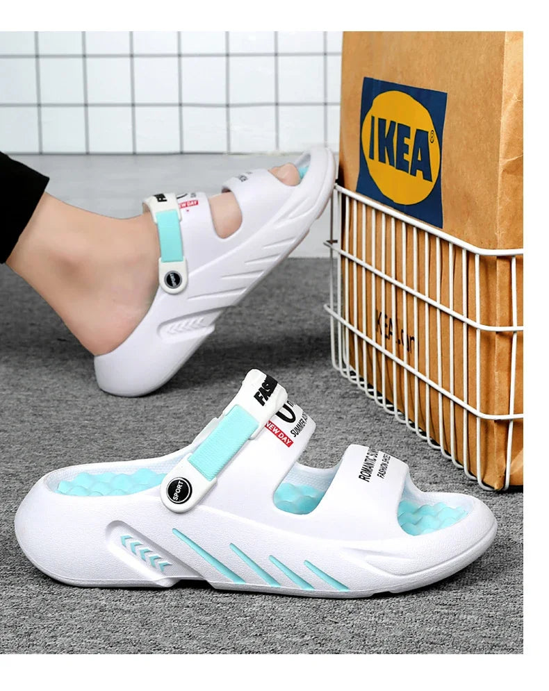 Men's Summer Sandals Men's Home Slippers Walk Around Home Original Brands Shoes Men's slippers Flip Flop Male Slipper Slipers