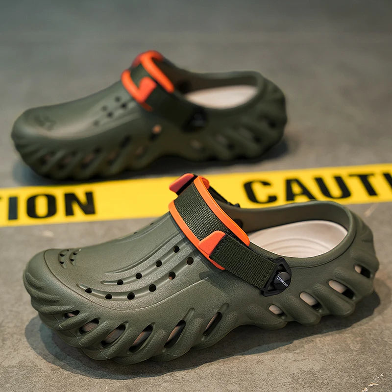Luxury Man Sandal for Men Brand Men's Shoes 2025 White Sandals Flat Sandals Mens Soft Sandles Summer Shoes Sale Slippers Slipers