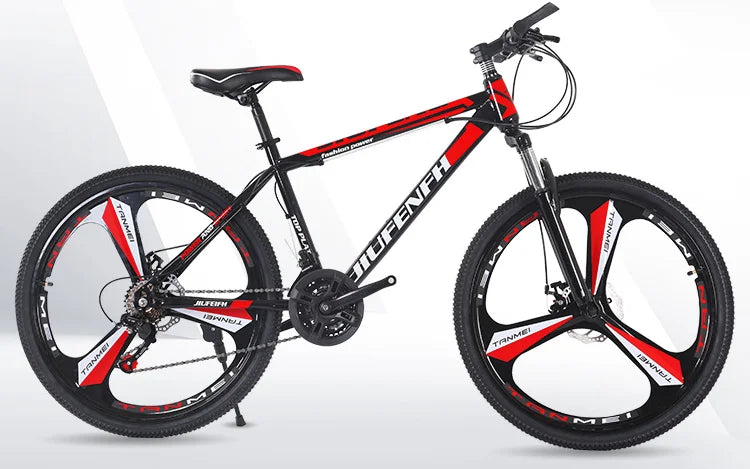 Bike Mountain Bike 24-inch 26-inch Lifestyle Fitness Bike with Dual Disc Brakes