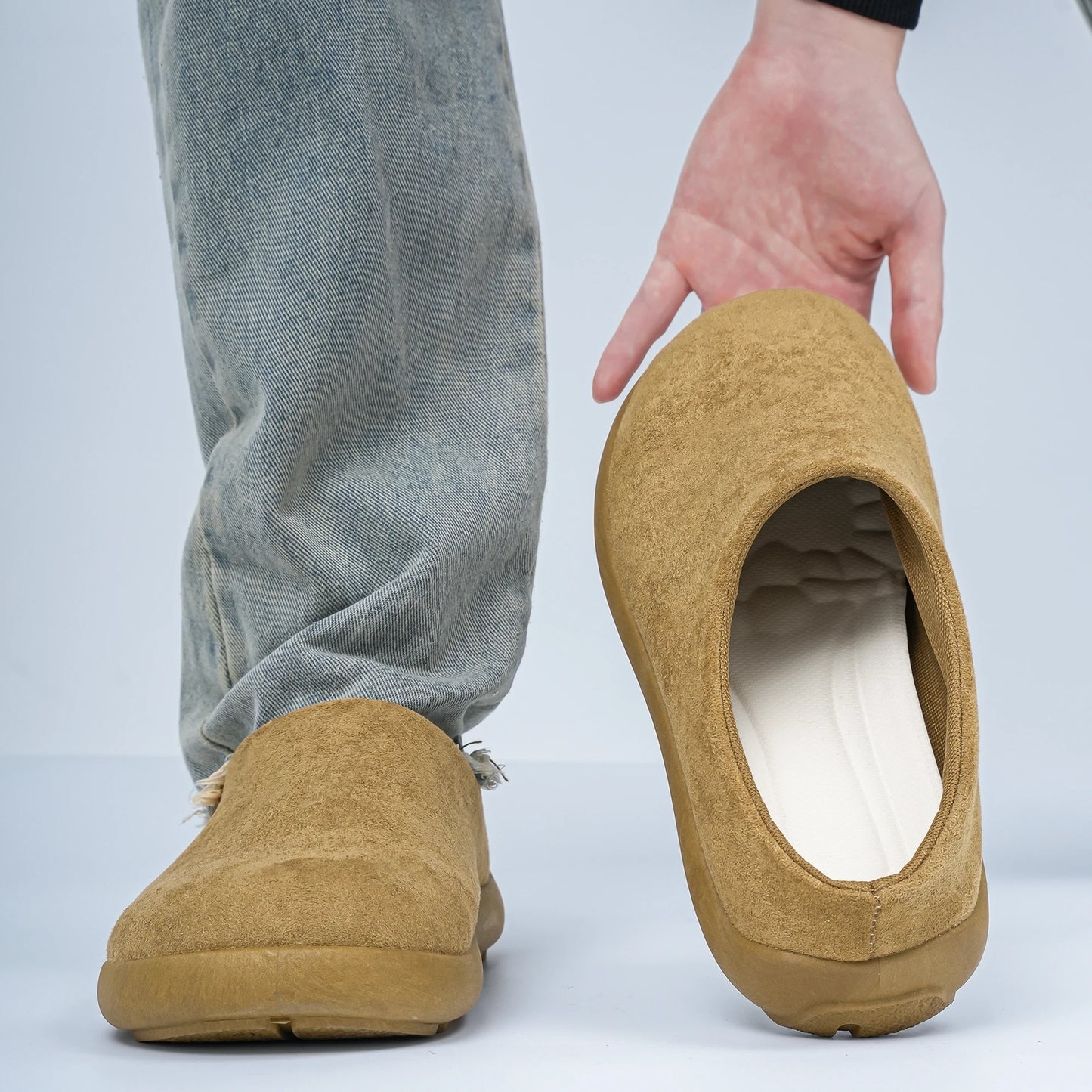 2025 New Arrival Men's Mules | Closed-Toe Half Slippers | Outdoor Slip-on Casual Shoes for Men
