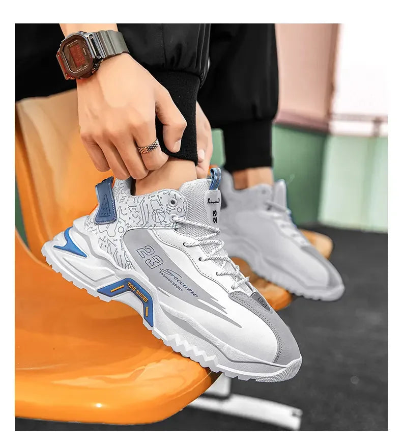 Men's Sneaker Shoes Casual Sports Basketball Shoes for Men Fashion Trends Original Male Sneakers High Top Mens Running Shoes