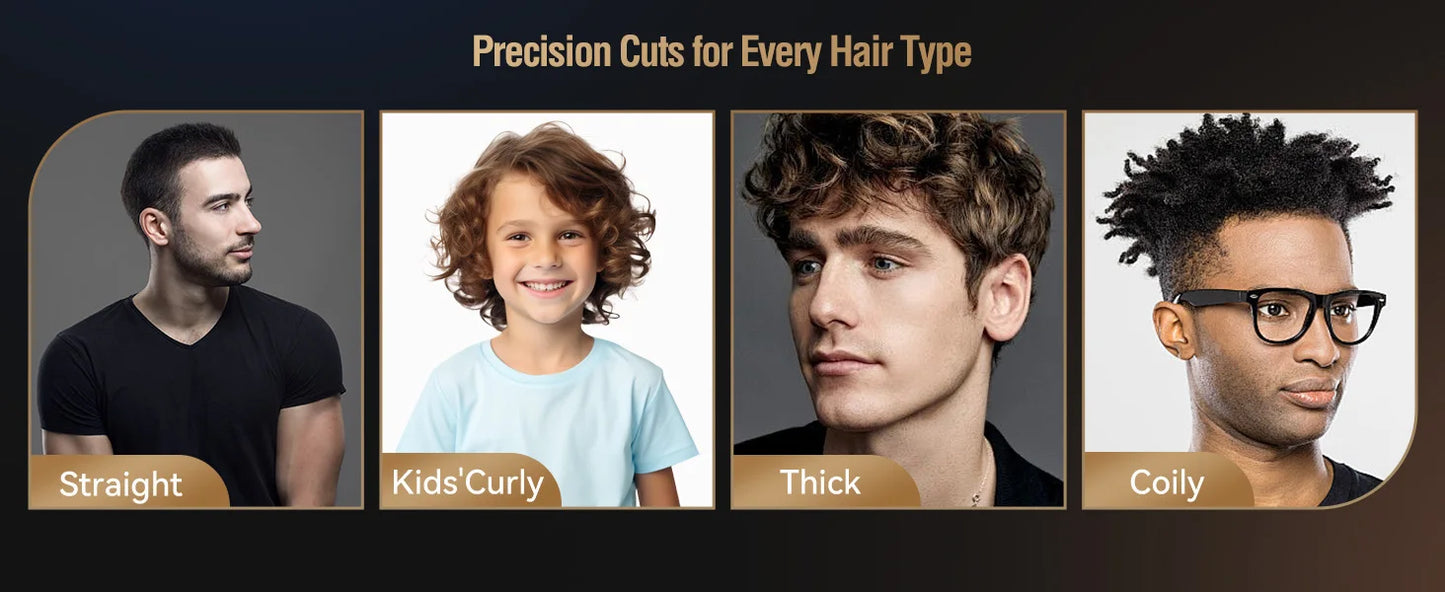 MAXGROOM Professional Hair Clippers&Trimmers Set for Men Premium Home Haircut Kit Cordless Hair Cutting Clippers and Trimmer Set