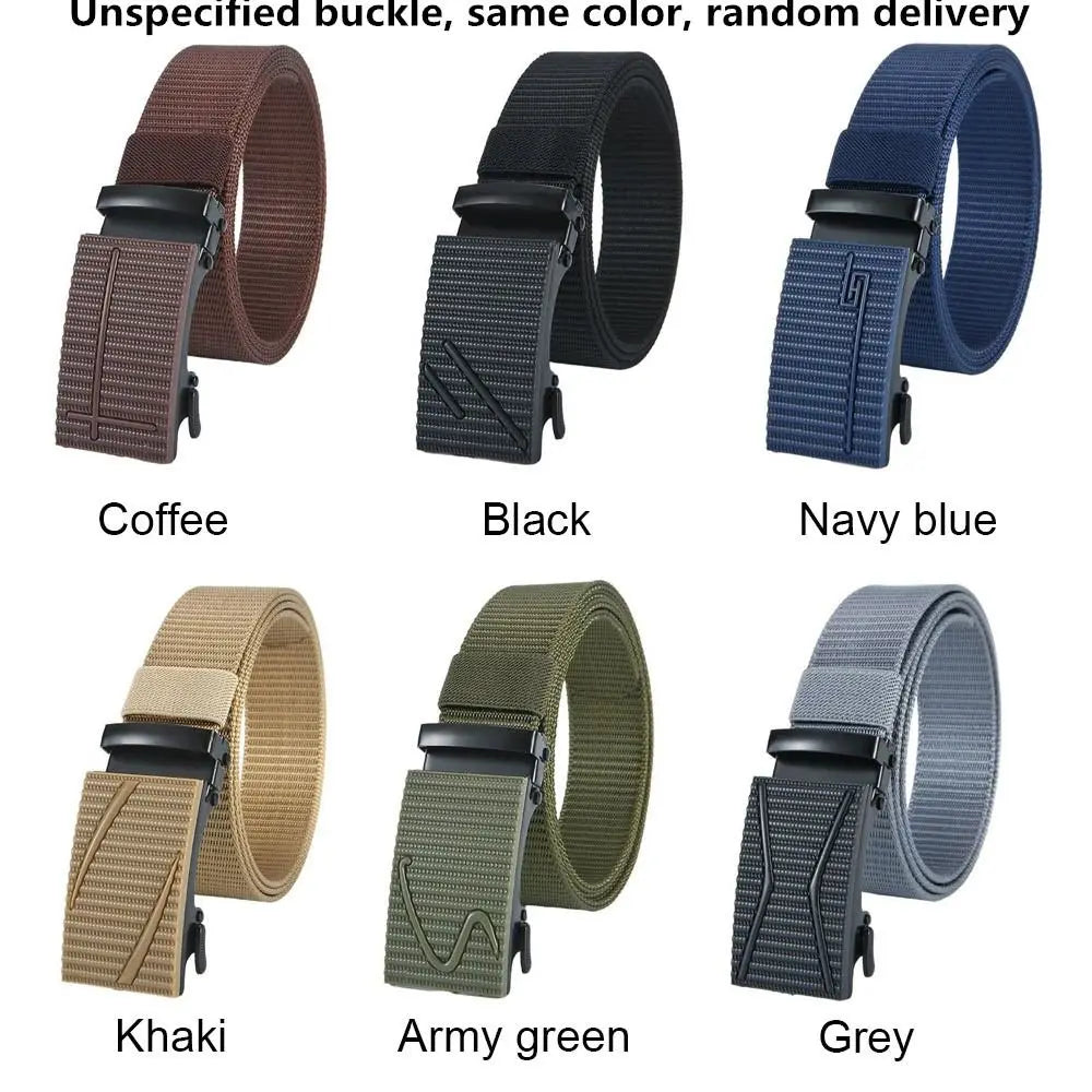 Men Belt Alloy Buckle Breathable Elastic Belts For Men Cowboy Designer Belt Outdoor Tactical Belt Gifts