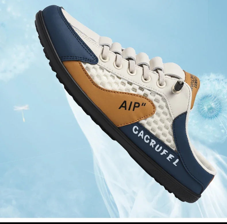 Men's Fashion Soft-soled Half Slippers Summer Trendy Bottom Casual Shoes Soft Sole Support Shoes Sneakers Half Drag Sandals