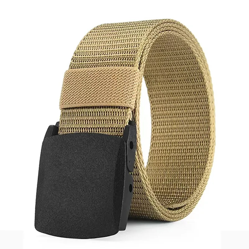 Men's Belt Outdoor Casual Canvas Belt Metal Free Training Nylon Tactical Belt With Pants Jeans Belt Sports Belts For Men Women