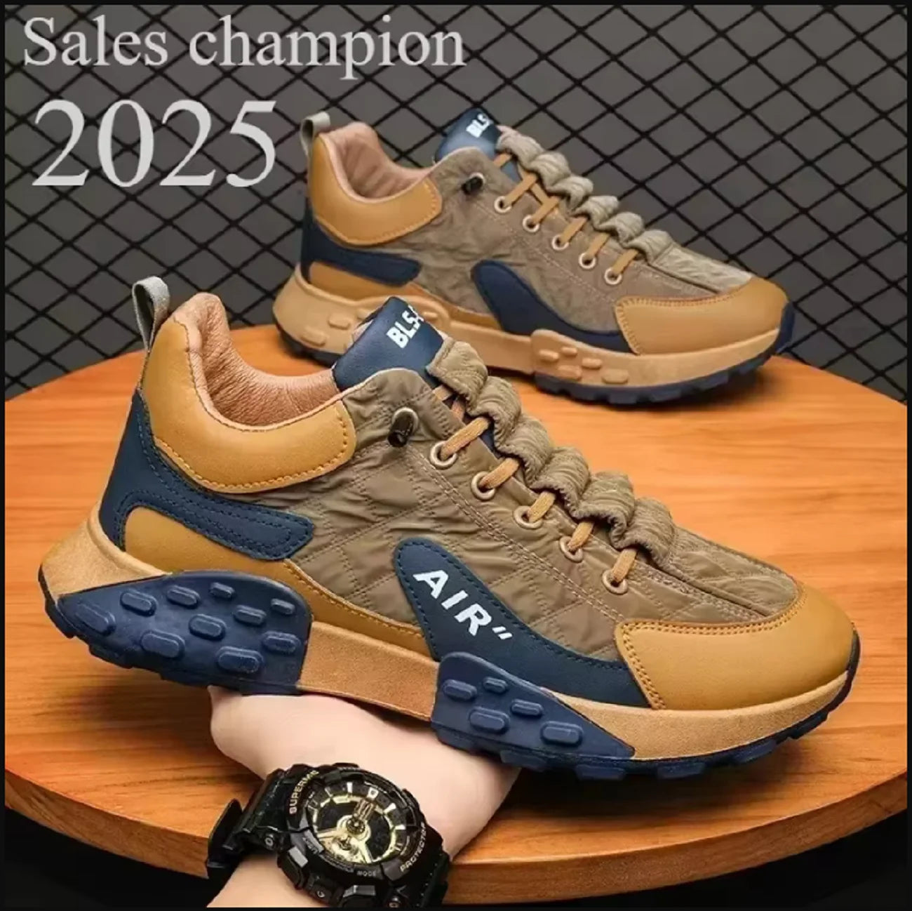 2025 Spring/Autumn Season Fashionable Men's Sneakers/Thick-Soled Casual Sports Shoes for Leisure and