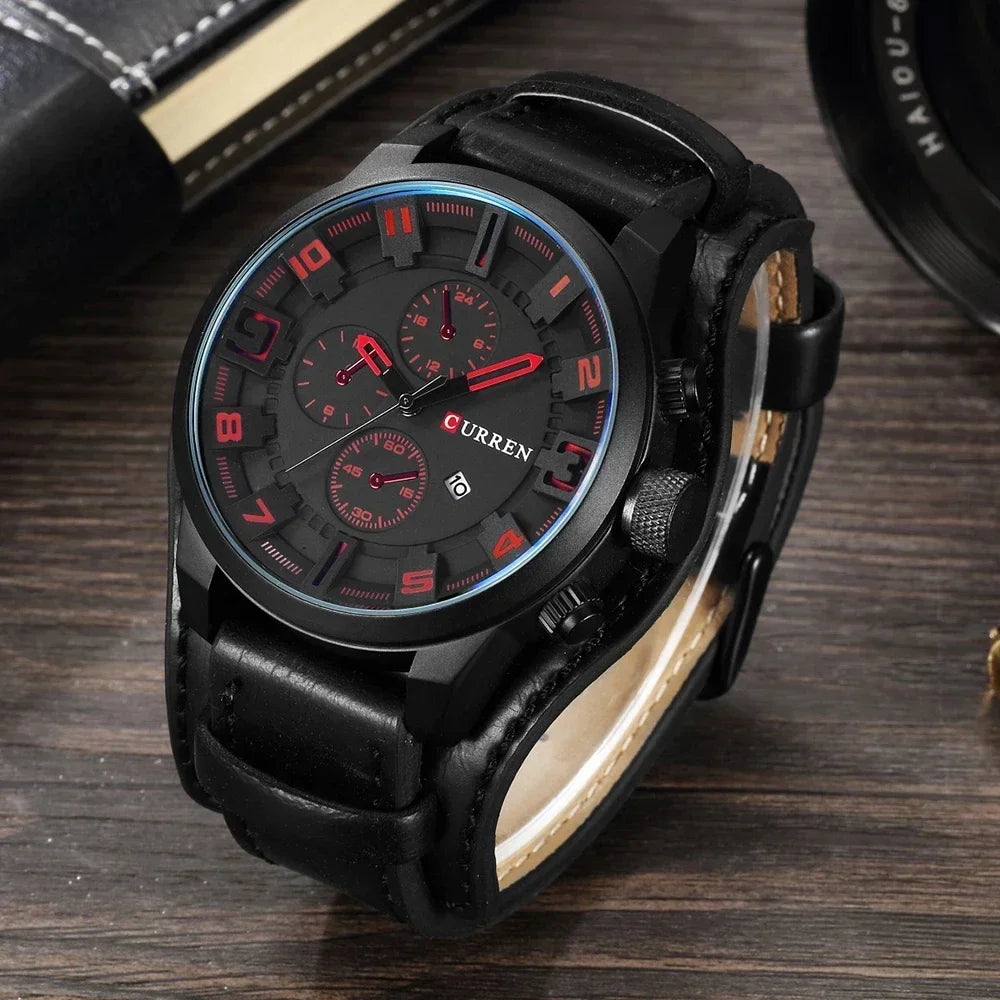 Curren Men Watches Top Brand Luxury Army Military Steampunk Male Clock Fashion Casual Quartz Wristwatch Hodinky Relojes Hombre
