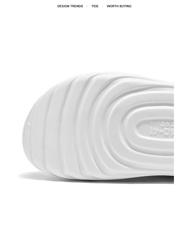 Summer Slippers for Men Driving Dual-Purpose Operating Room Baotou Clogs Soft Sole Outer Wear Home Casual Coconut Sandals