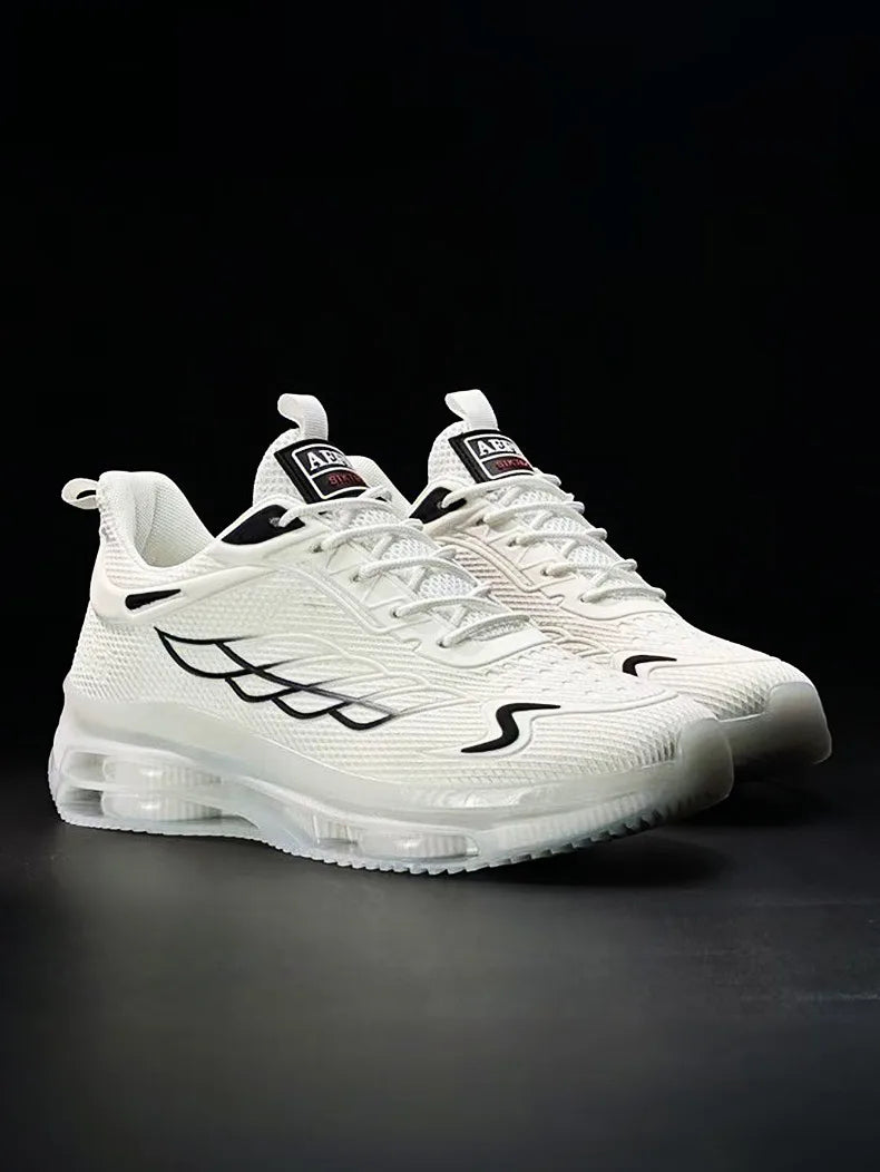 Casual Running Shoes for Men Breathable Knit Sneakers Mens Tennis Trainers 2025 New Fashion Sports Shoes Shock-absorb Sneakers