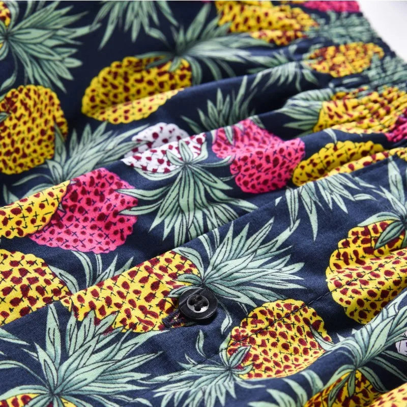 1PC 100% cotton men's underwear soft comfortable men's underwear men's shorts home loose elastic men's printed pants breathable