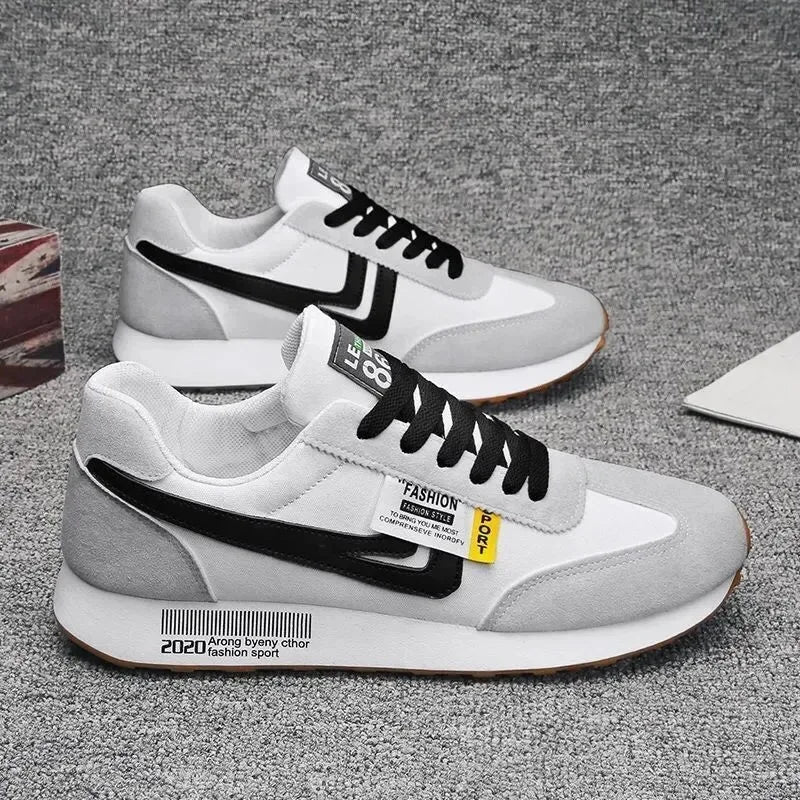 Sneakers Brand Men Shoes for Men Autumn Light Lace-up Sports Shoes Outdoor Leather Casual Shoes Man Running Shoe Tenis Masculino