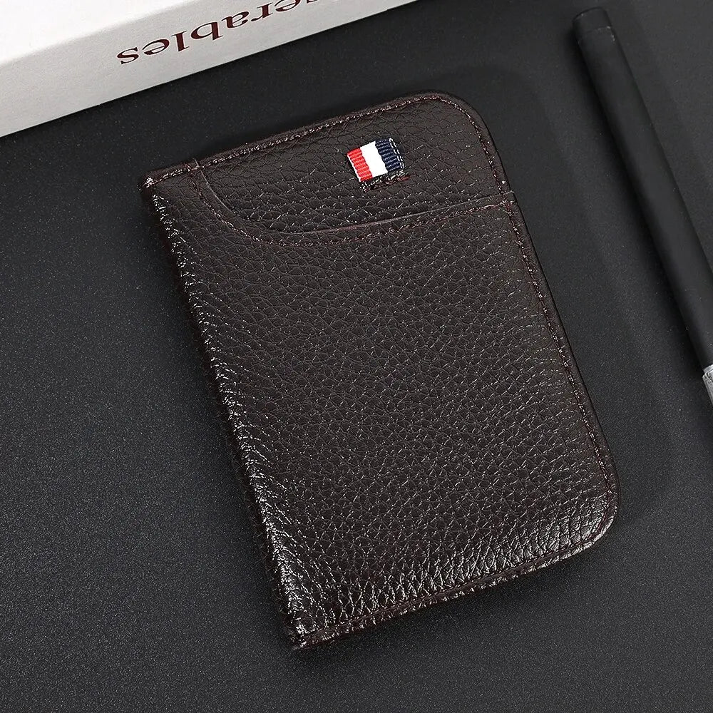 Portable Super Slim Soft Wallet for Men PU Leather Mini ID Credit Card Wallet Purse Card Holders Wallet Thin Small Short Wallets