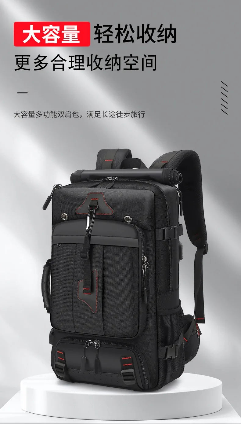 Travel backpack for men boarding, casual men's backpack for travel, large backpack for travel, 70 liters L, super large capacity