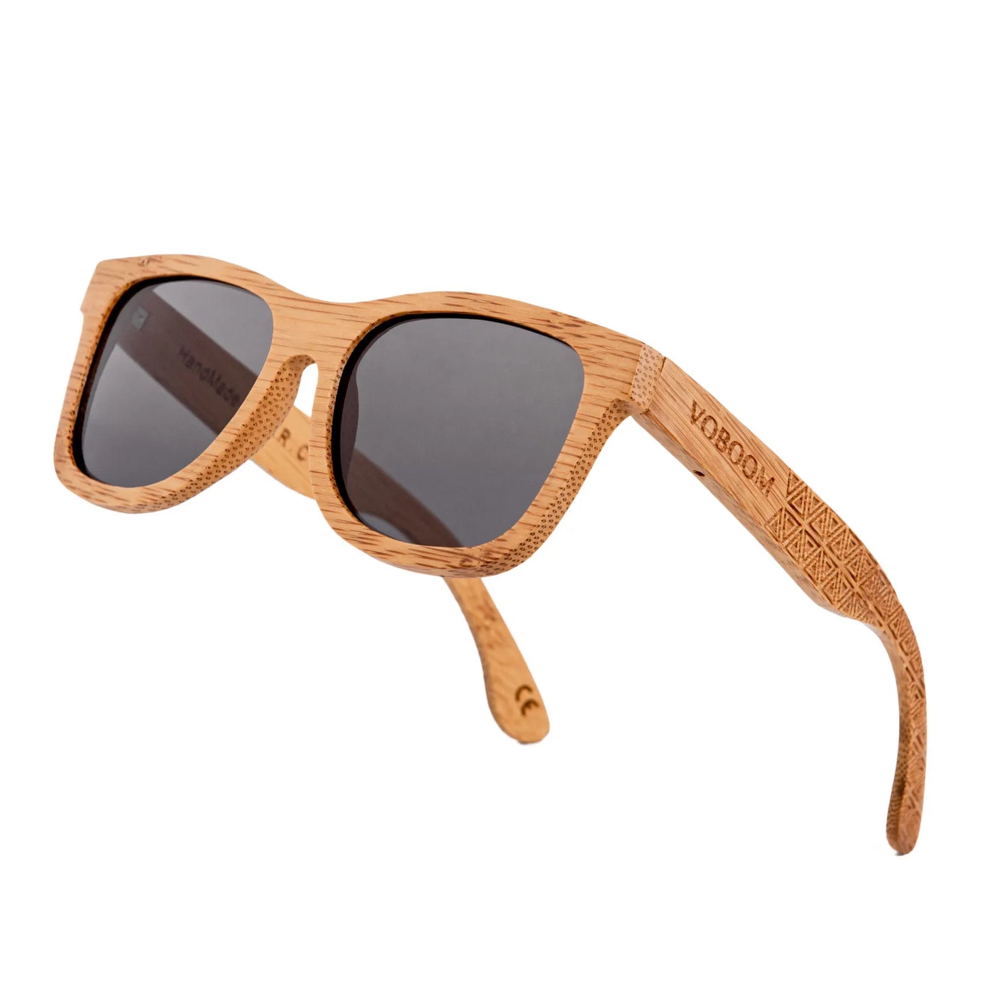 VOBOOM Men Wood Sunglasses Women Bamboo Glasses For Polarized Mirror Sun Glasses Handmade Colorful Eyewear Mirror Shades