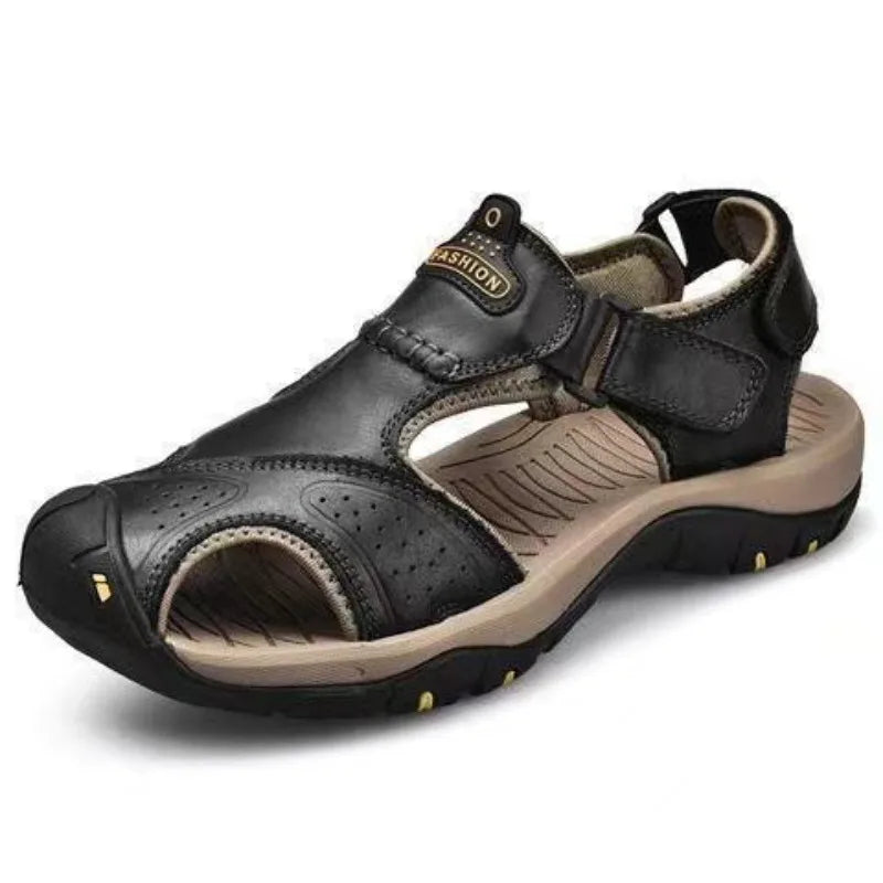 2025 Men's Sandals Men's Shoes Summer Bag Head Sandals Men's Casual Beach Shoes Men Men Shoes  Sandals sandals men