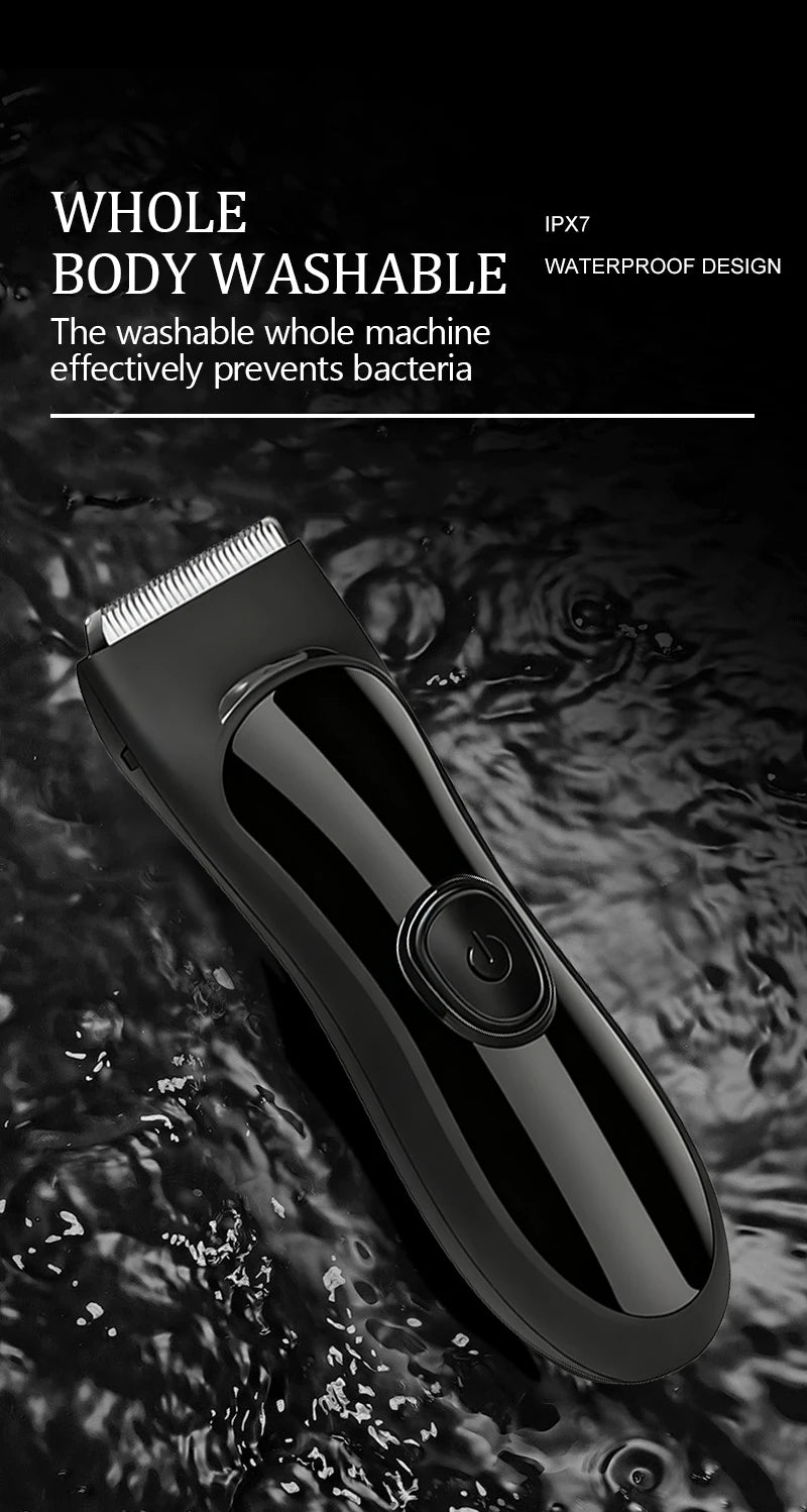 Electric HairClipper Men Haircut Machine Beard Machine Shaving Body Hair Trimmer Clippers Barber Gentleman Shaver Washable