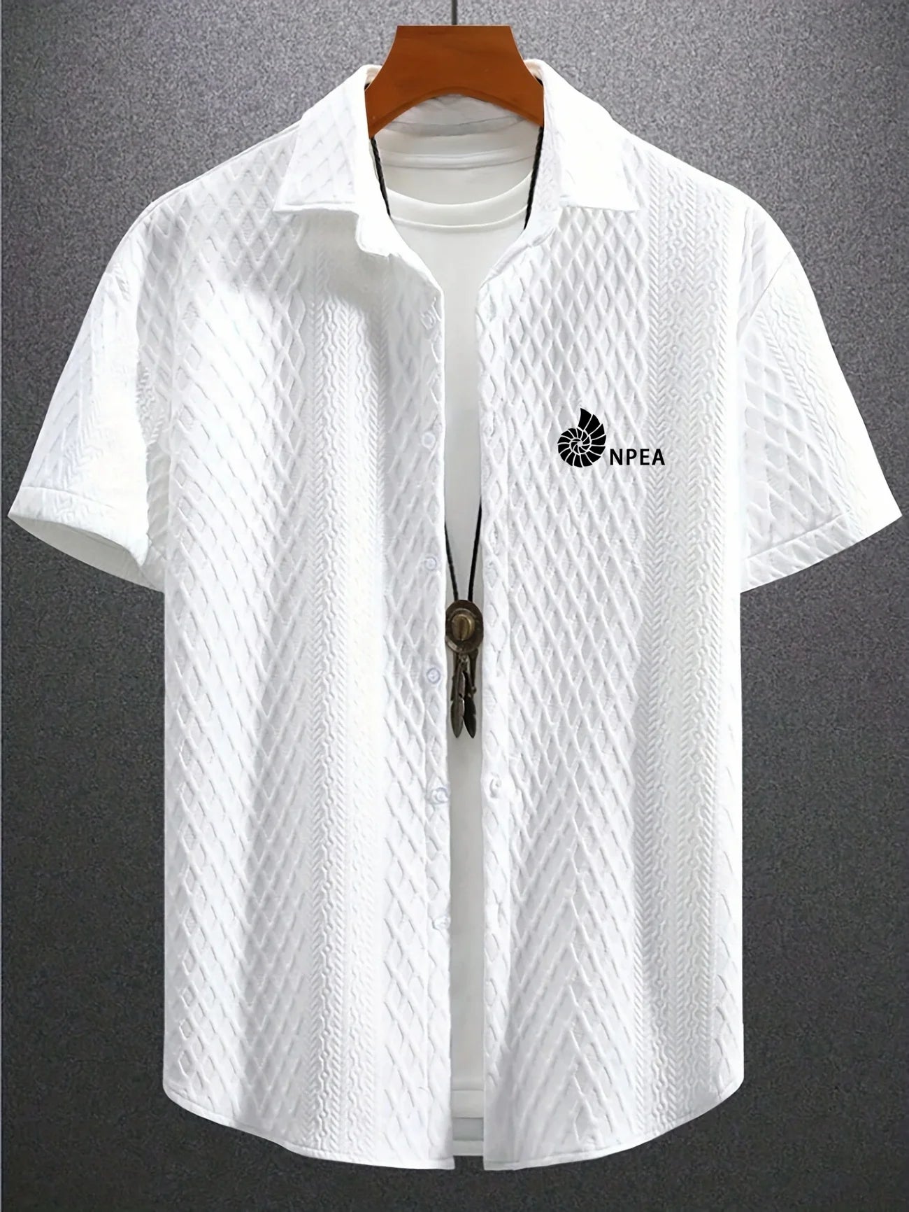 2025 New Men's Casual Short Sleeve Shirt Breathable Slim Fit Summer Tops - Trendy Button Down Shirts for Men