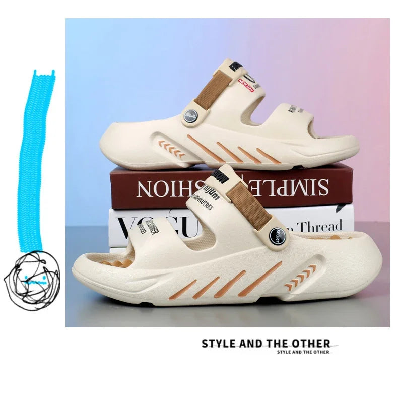 Men's Summer Sandals Men's Home Slippers Walk Around Home Original Brands Shoes Men's slippers Flip Flop Male Slipper Slipers