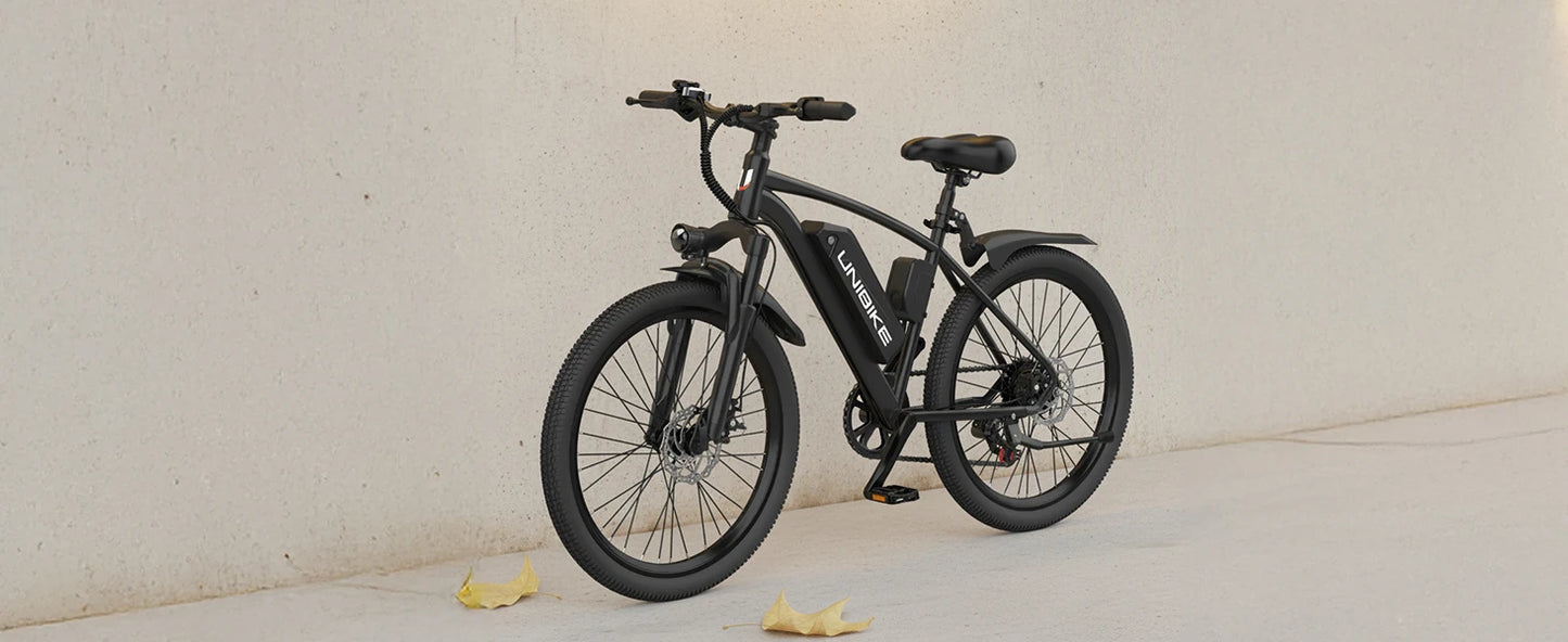 26'' Electric Bike for Adults,750W Peak Motor Mountain Ebike,22MPH Up to 45 Miles,7-Speed,Removable Battery,Commuter E-Bike