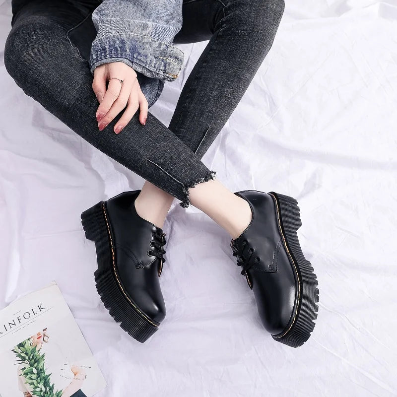 New men and women boots American British platform thick-soled low-cut men shoes non-slip wear-resistant outdoor casual shoes 45