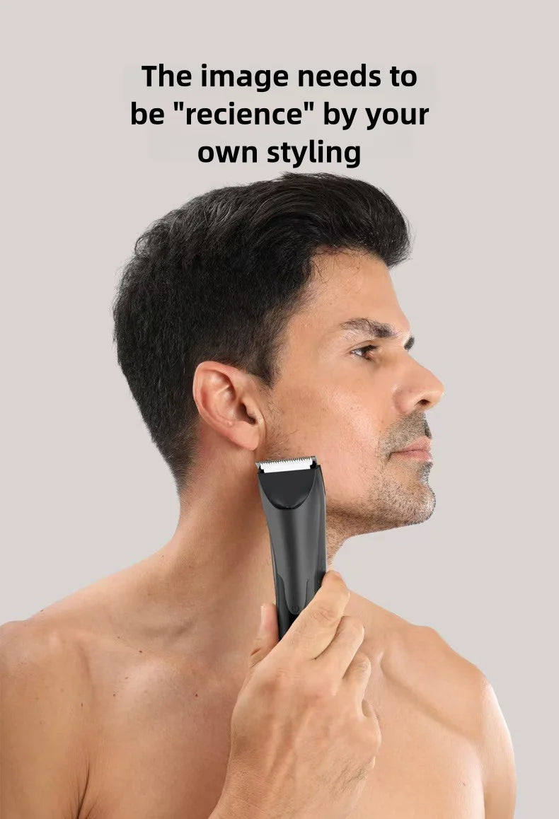 Electric Beard Trimmer for Men Cordless Hair Clippers Trimmer Set Waterproof Men Grooming Kit for Shaving Face Body Hair Trimmer
