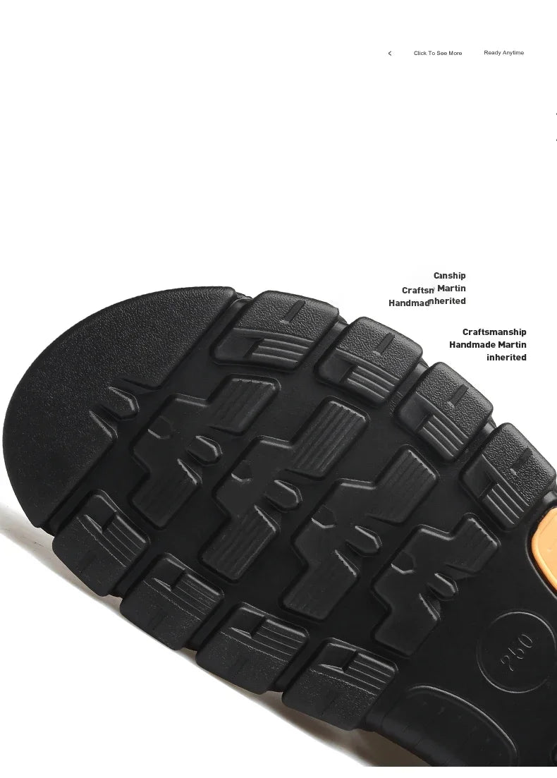 Men's Sandals Adjustable Solid Color Shoes Summer Casual Comfort with Durable Rubber Sole, Breathable PU for Outdoor Walking