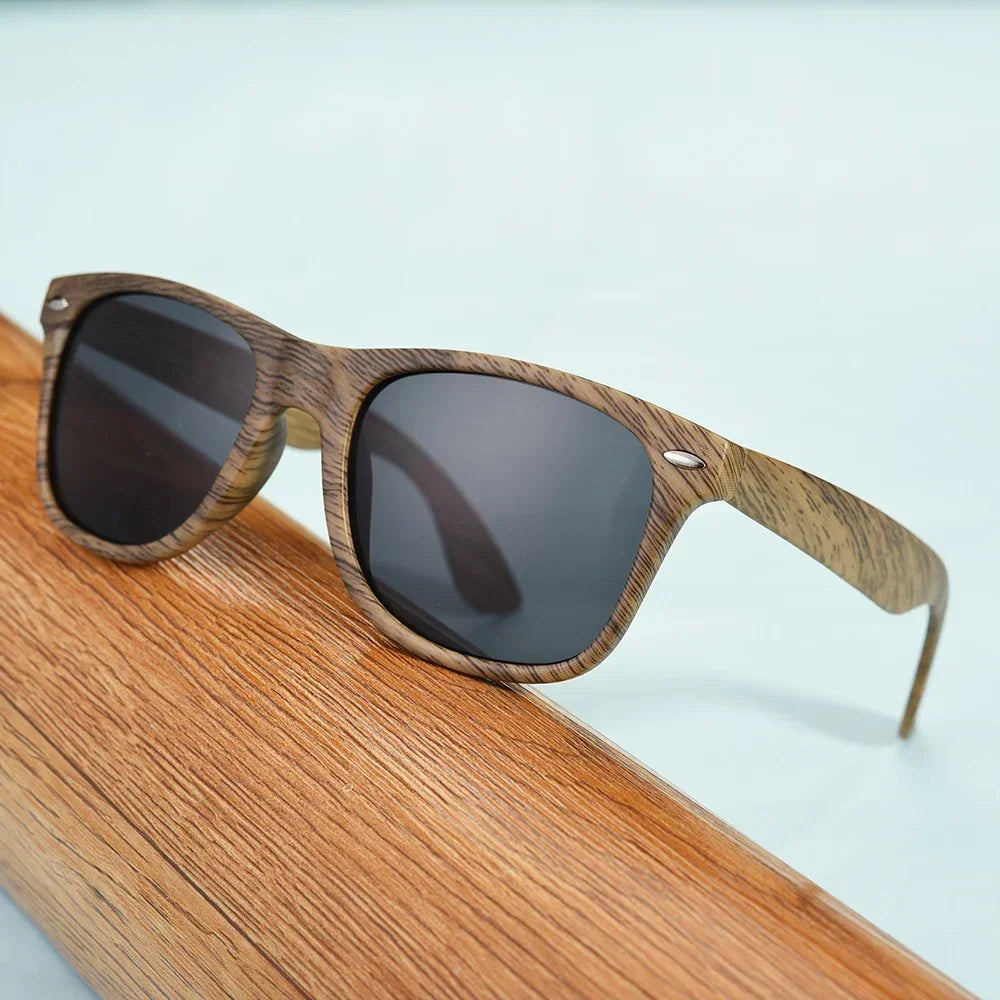 2024 Wood Bamboo Sunglasses for Men Women Classic Fashion Vintage Driving Sun Glasses Boy Black Fishing Eyewear UV400 Eyeglasses