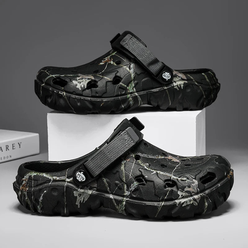 Men Slippers High Quality Classic Outdoor Anti-Slip Garden Shoes Lightweight Fashion Casual Sandals Sandals for Men Platform