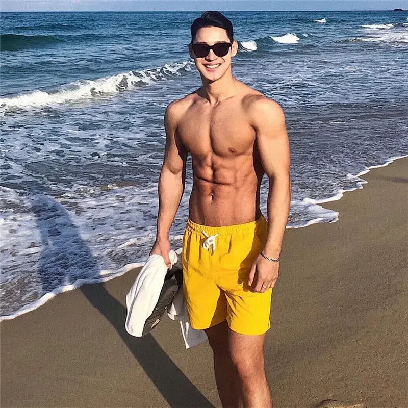 Shorts for Men Sweat Blue Man Short Pants Swim Gym Beach Drawstring Xxl Baggy Novelty in Y2k No Logo Elastic Designer Thin Loose