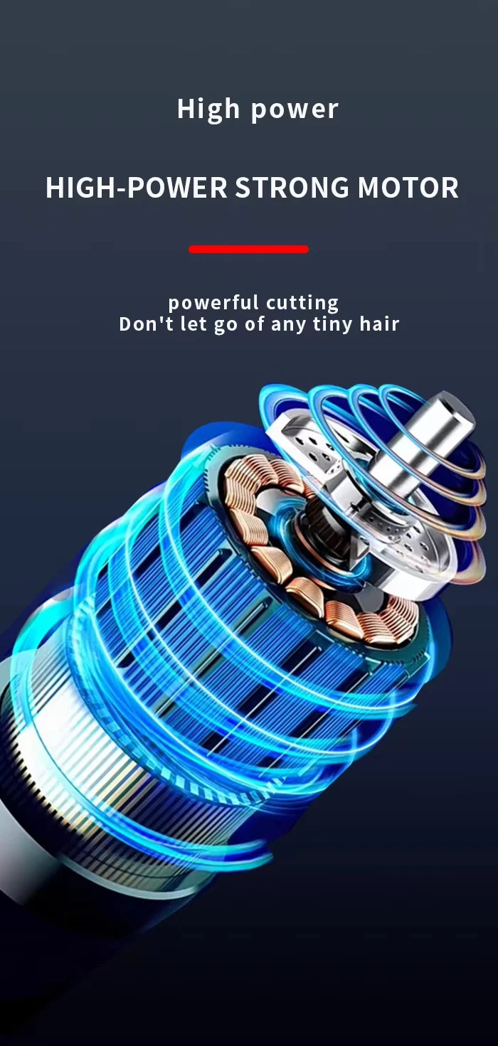 Kemei KM-2628 KM-678 KM-2024 Professional Electric Hair Clippers Beard Clipper Rechargeable Men's Shaver Hair Trimmer Kit