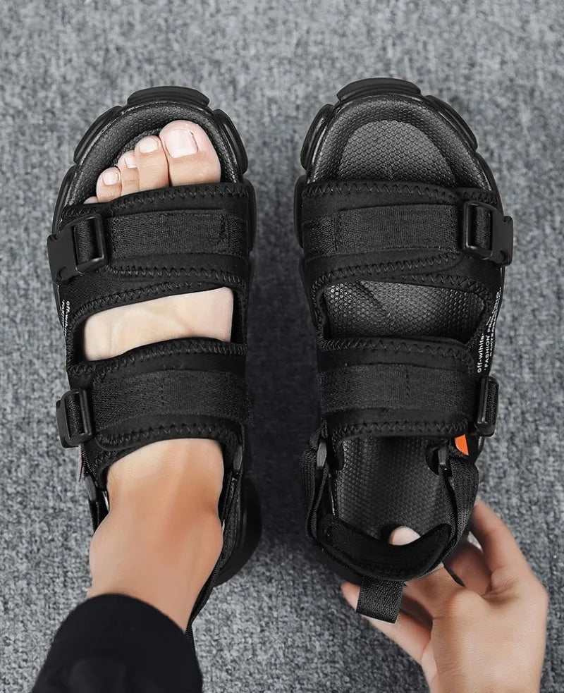 Summer High Quality Beach Sandals for Men Outdoor Breathable Wear-resistant Men Casual Sandals Fashion Holiday Shoes Zapatos De