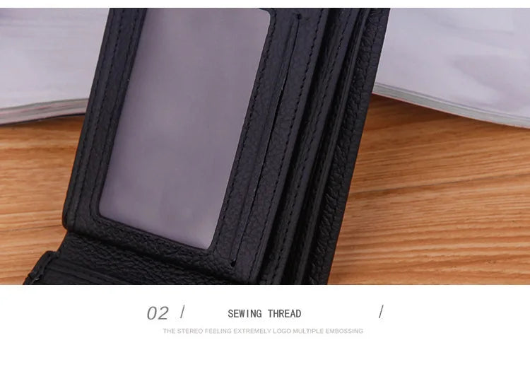 Genuine Leather Men Wallets Classic Free Engraving Name Zipper Purse Man Card Horder Famous Brand Quality Male Wallet For Boy