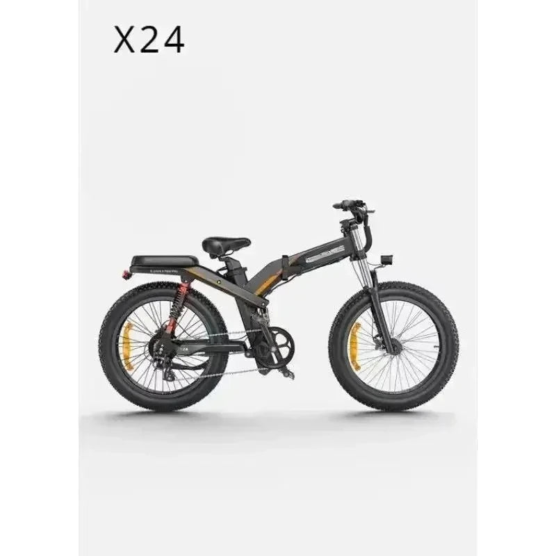 Electric Bicycle 1000W 48V29.2Ah Motor Dual Battery Hydraulic Brake Electric Bike 20*4Fat Tire Mountain E Bike