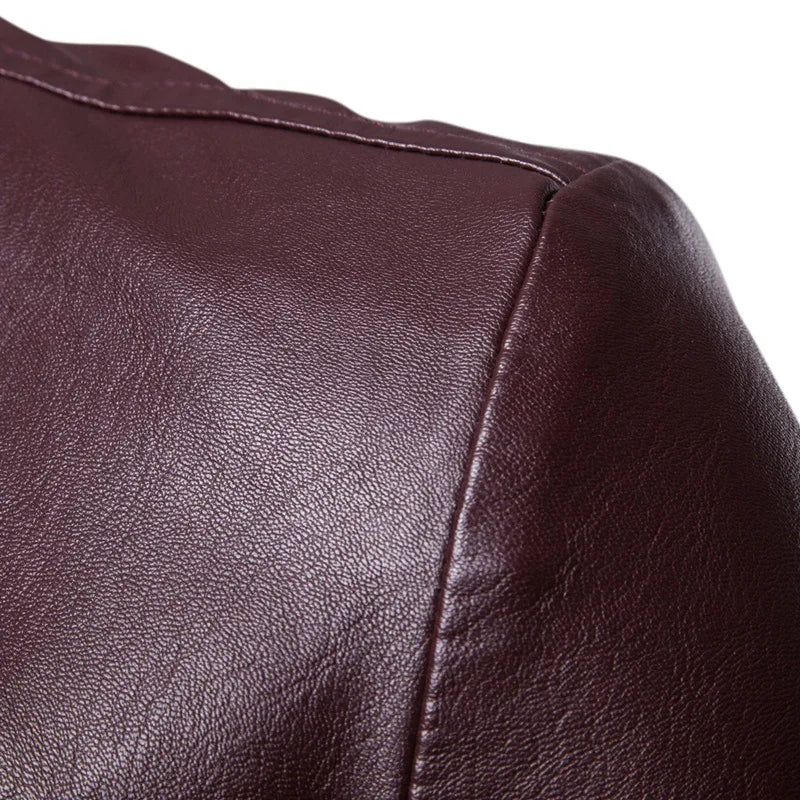 2026 Men's Leather Suits Jackets Blazers Slim Fashion Male PU Leather Overcoats Blazers Jackets Coats Oversized Leather Jacket