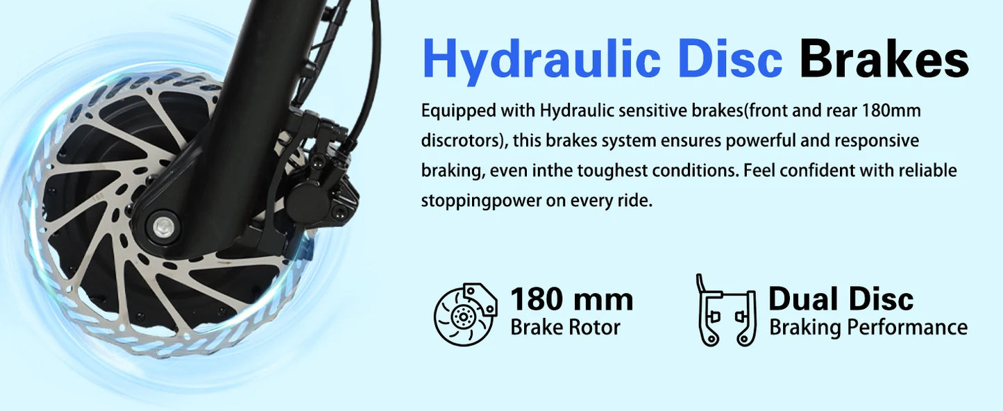 BAOLUJIE 1200W/5000W Ebike Mountain Ebike Fat Tire 48V/52V Battery Electric Bicycle Max 38MPH Electric Bike for Adults Off-road