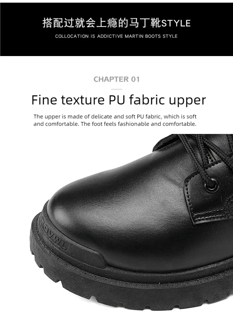 Men's Leather Boots Four Seasons Outdoor Casual Hiking Boots Retro Fashion Work Boots Thick Bottom Ankle Boots Anti-slip 2024