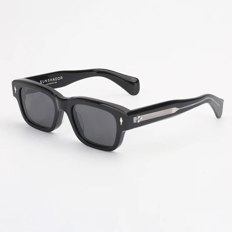 Luxury Designer Sunglasses for Men Acetate Handmade Top Quality Glasses Brand Original Women Outdoor Protection Sunshade Eyewear