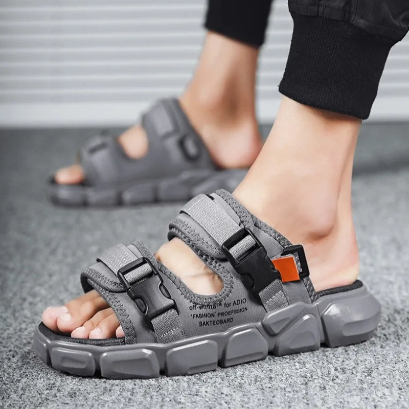 Summer High Quality Beach Sandals for Men Outdoor Breathable Wear-resistant Men Casual Sandals Fashion Holiday Shoes Zapatos De