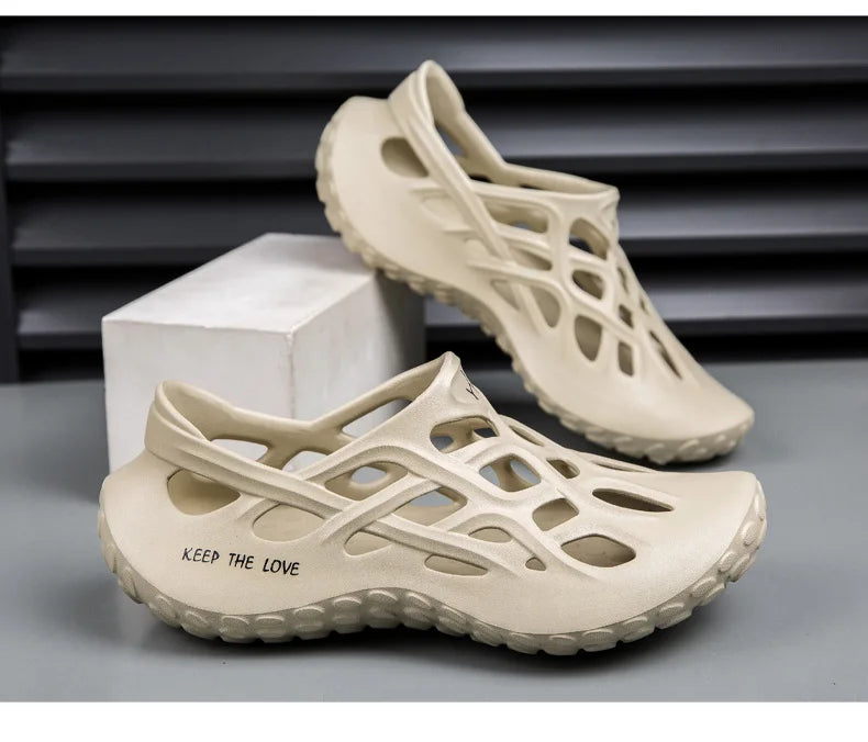 Men Summer Comfortable Breathable Sandals Outdoor Leisure Water Shoes for Hiking and Beach