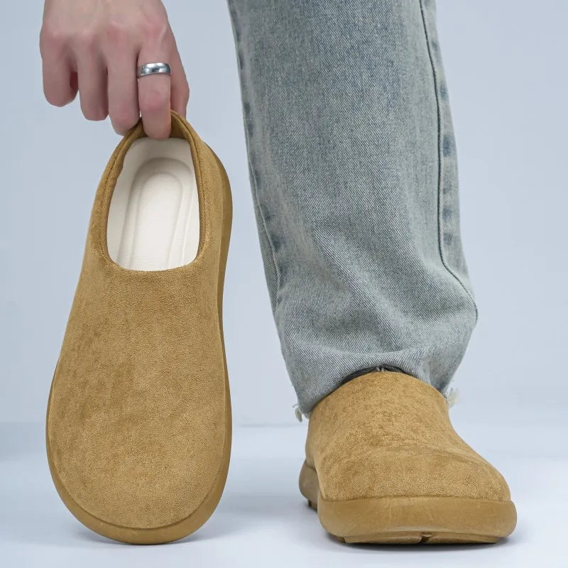 2025 New Arrival Men's Mules | Closed-Toe Half Slippers | Outdoor Slip-on Casual Shoes for Men