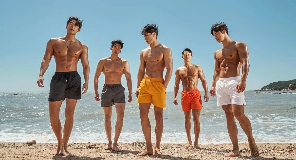 Shorts for Men Sweat Blue Man Short Pants Swim Gym Beach Drawstring Xxl Baggy Novelty in Y2k No Logo Elastic Designer Thin Loose