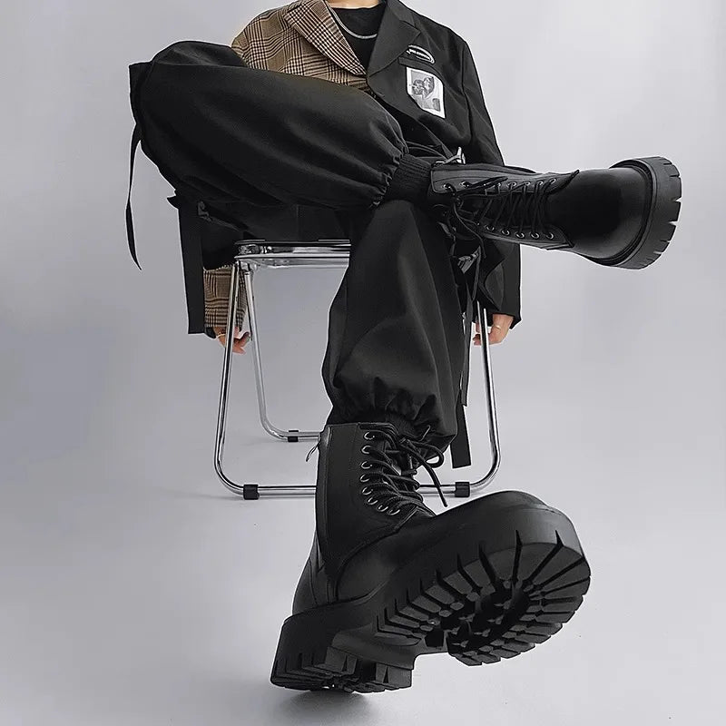 Tactical Boots Men Man Shoes Work and Safety Shoes Dress Booty Man High Heel Ankle Boots Mens Shoe Casual Sneakers Men's Boot