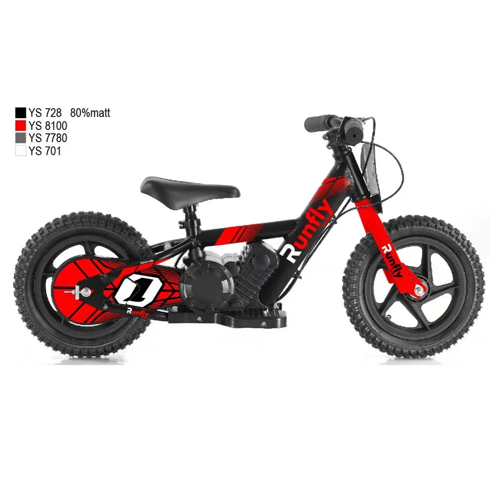 12-inch Children's Electric Bicycle Outdoor Off-road Portable Shock-absorbing Scooter