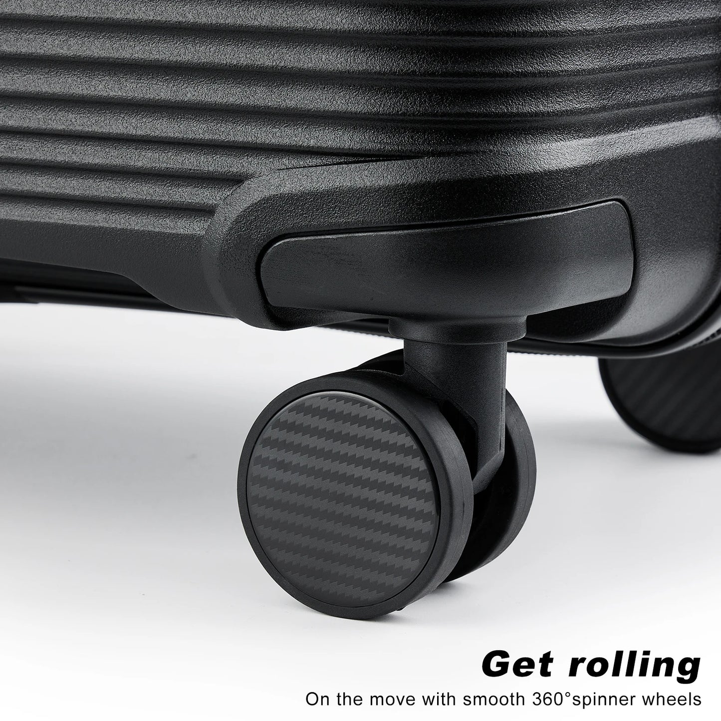 Travel Suitcase Rolling, Carry on Boarding Luggage Cabin Set with Cosmetic Case Spinner Wheels Travel Trolley Case 13 20 Inch