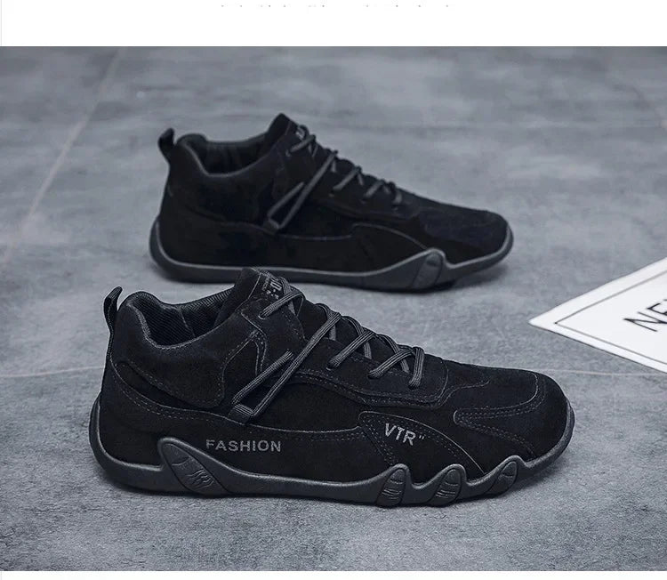 2025 new men shoes breathable non slip work shoes for male fashion sneakers outdoor walking flats skateboard sneakers