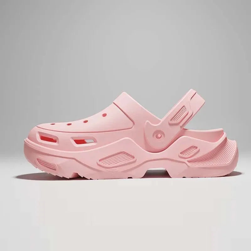 Summer Comfortable Soft Heightening Sandals For Men Platform High-heeled Outdoor Non-slip Waterproof Sandals For Women Clogs