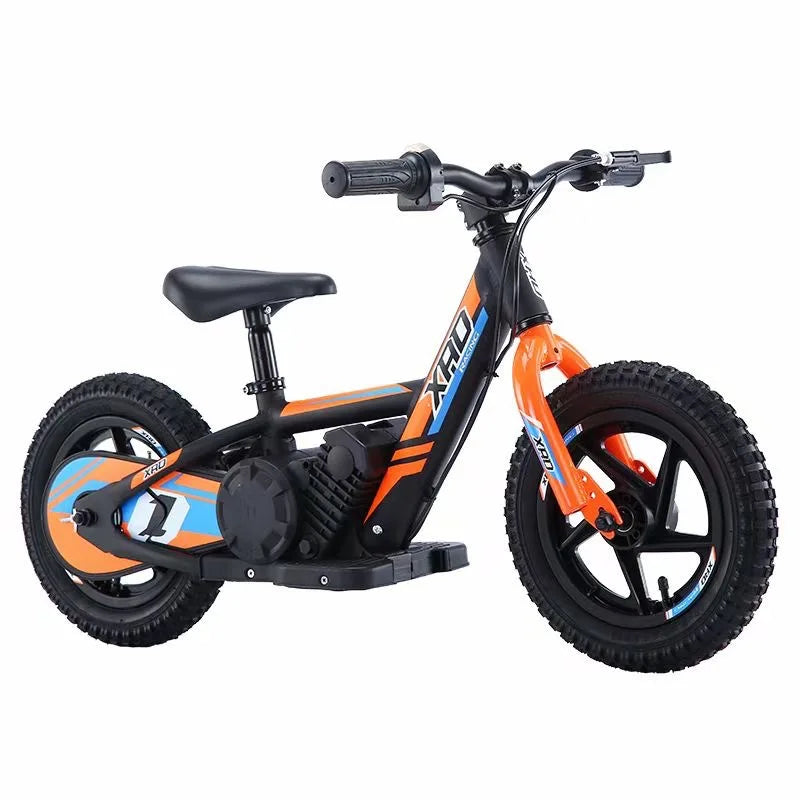 12-inch Children's Electric Bicycle Outdoor Off-road Portable Shock-absorbing Scooter