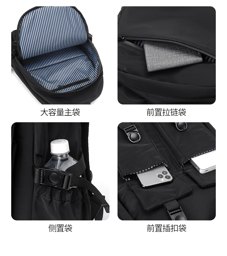 Men's Tactical Style Backpack, Large - capacity Travel Bag with Multiple Straps, Durable Material, Ideal for Outdoor Adventures