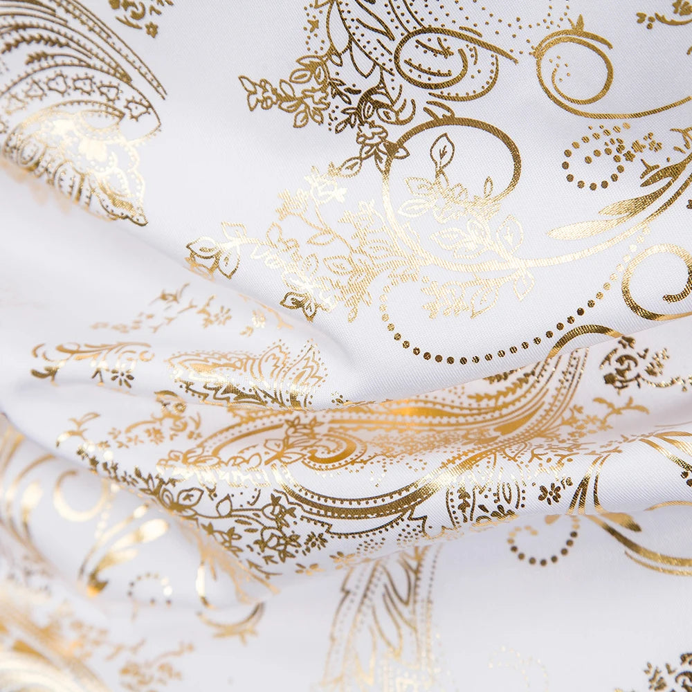 Men's Shirt Flower Printing Leisure Style Men's Long-Sleeved Top Stage Performance Wedding Dinner Party Holiday Gift Men's Shirt