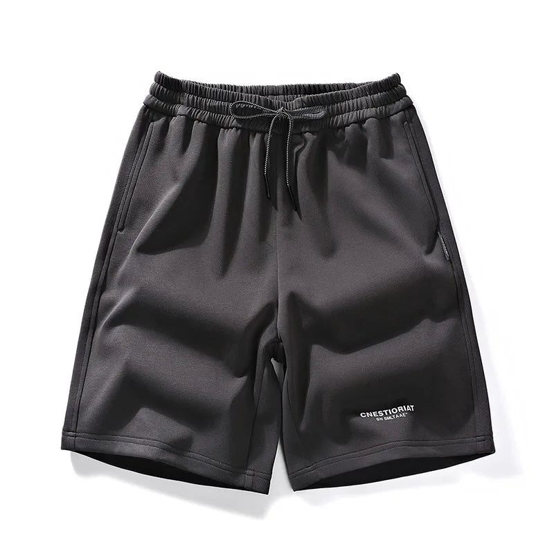 Men's Shorts Streetwear Trend Casual Loose Sporty Knees Length Shorts 2025 Summer New Fashion Stereoscopic Printed Cotton Shorts